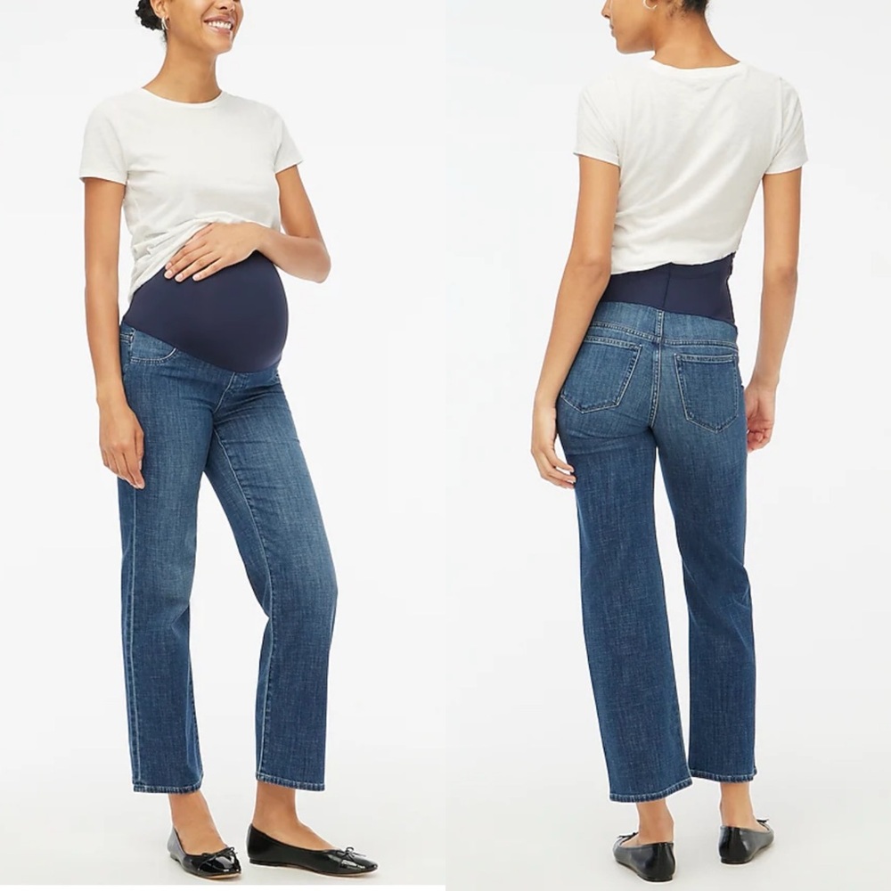 J. Crew Factory Women's Straight Leg Jeans - Classic Blue